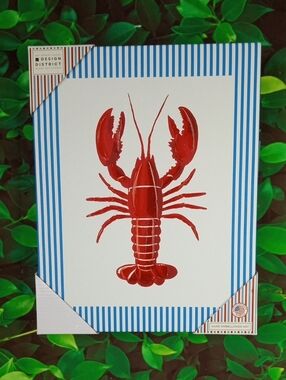 🏠🍒 Design District Red Lobster Wall Art Print